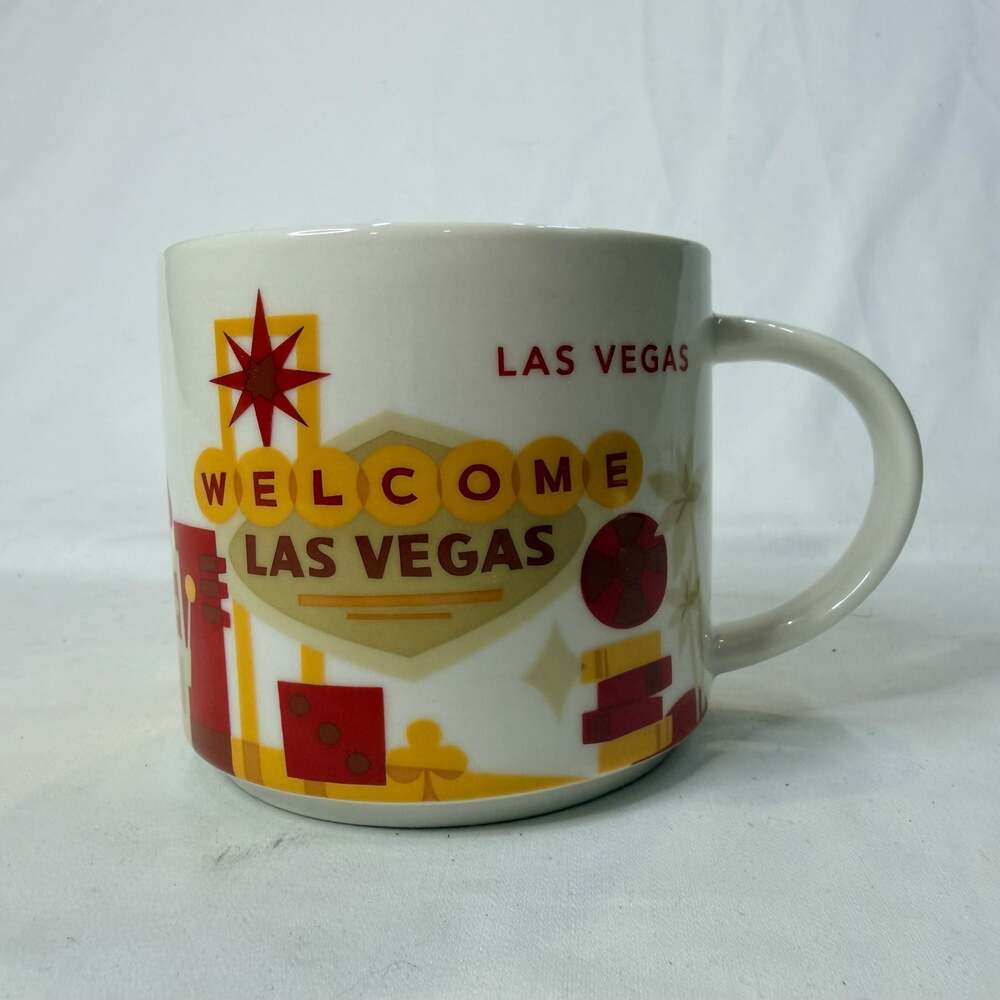 LAS VEGAS Starbucks Coffee Mug YouAreHere Collection 2017 14oz